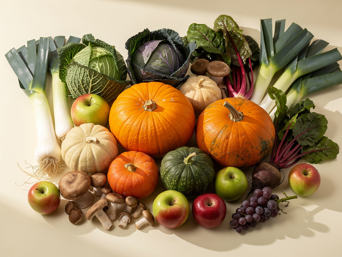 Légumes d’automne : courges et potirons